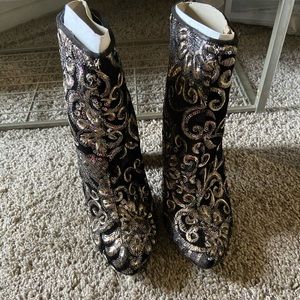 Embroidered Booties